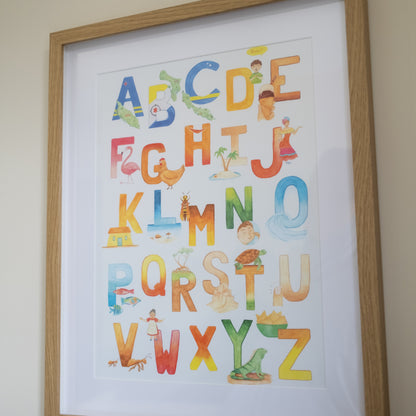 ABC Eilanden Alfabet Poster