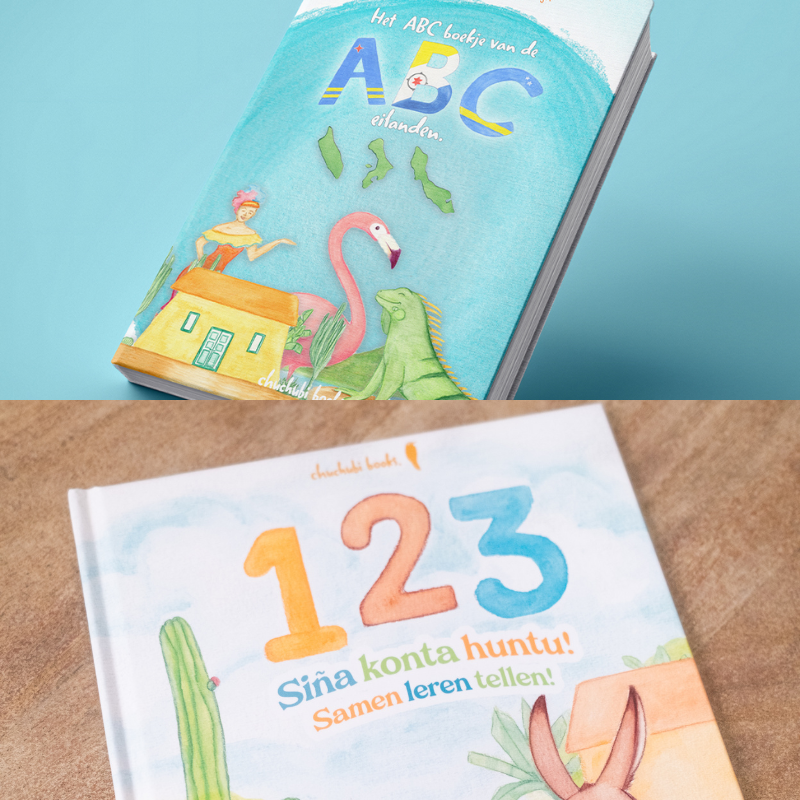 Samen Papiamentu leren Boek Bundel! ABC + 123.