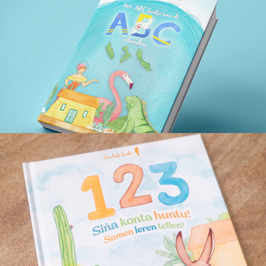 Samen Papiamentu leren Boek Bundel! ABC + 123.
